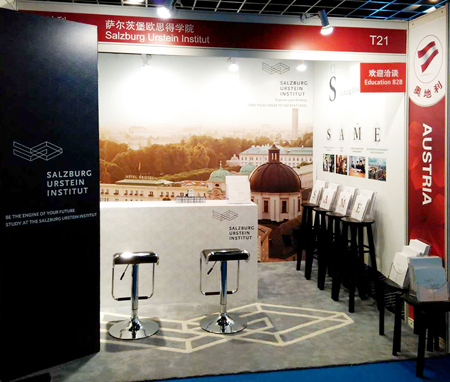 Salzburg Urstein Institut China Education Exhibition Stand Design